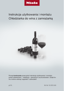 Instrukcja Miele KWNS 28462 E ed/cs Chłodziarka do wina