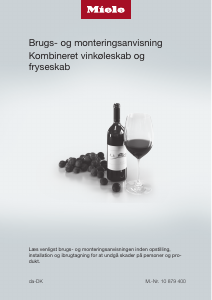 Brugsanvisning Miele KWNS 28462 E ed/cs Vinkøleskab
