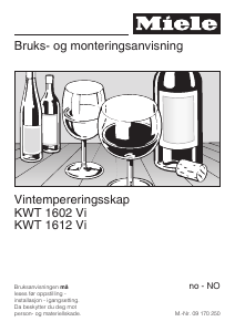 Bruksanvisning Miele KWT 1611 Vi Vinkabinett