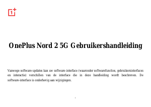 Handleiding 1+ Nord 2 5G Mobiele telefoon