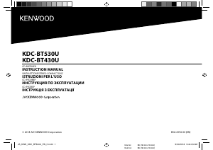 Handleiding Kenwood KDC-BT430U Autoradio