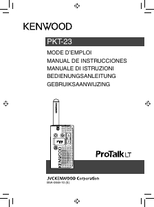 Manuale Kenwood PKT-23 Ricetrasmittente
