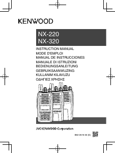 Manuale Kenwood NX-320E3 Ricetrasmittente