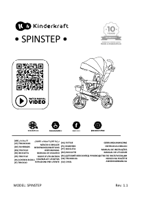 Használati útmutató Kinderkraft Spinstep Tricikli