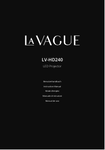 Mode d’emploi La Vague LV-HD240 Projecteur