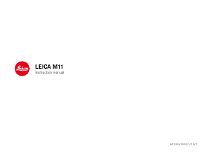 Handleiding Leica M11 Digitale camera