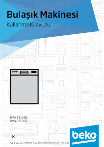 Kullanım kılavuzu BEKO BMA 6310 BC Bulaşık makinesi
