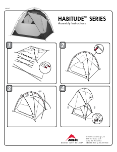 Bedienungsanleitung MSR Habitude 6 Zelt