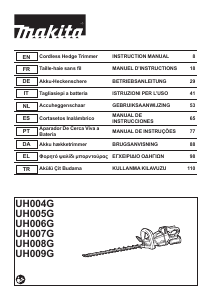 Handleiding Makita UH007GZ Heggenschaar