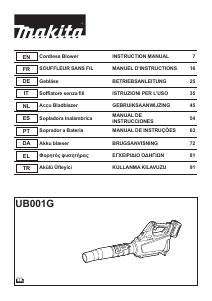 Mode d’emploi Makita UB001GM101 Souffleur