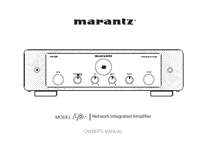 Handleiding Marantz Model 40n Versterker