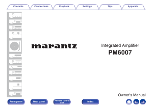 Handleiding Marantz PM6007 Versterker