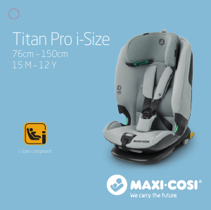 Manual Maxi-Cosi Titan Pro i-Size Cadeira auto