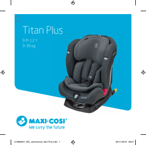 Manual de uso Maxi-Cosi Titan Plus Asiento para bebé