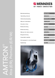 Használati útmutató Mennekes AMTRON Premium R Töltőállomás
