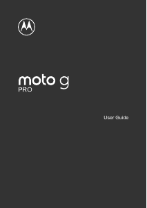 Manual Motorola Moto G Pro Mobile Phone