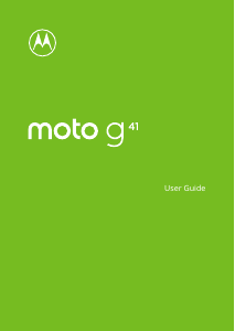 Manual Motorola Moto G41 Mobile Phone