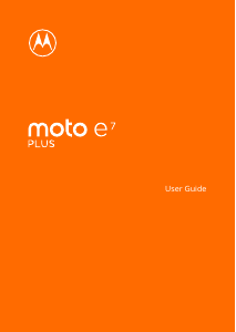 Manual Motorola Moto E7 Plus Mobile Phone