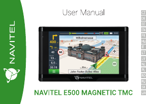 Használati útmutató Navitel E500 MAGNETIC TMC Autós navigáció
