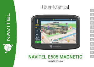 Használati útmutató Navitel E505 MAGNETIC Autós navigáció
