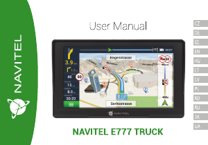 Manual Navitel E777 Truck Sistem de navigatie