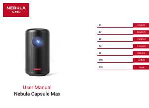 Handleiding Nebula D2423 Capsule Max Beamer