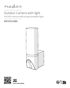 Manual Nedis WIFICOL20BK Camera IP