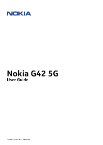 Handleiding Nokia G42 5G Mobiele telefoon
