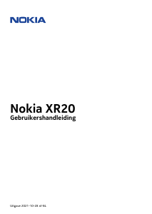 Handleiding Nokia XR20 Mobiele telefoon