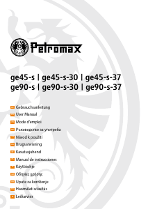 Manual de uso Petromax ge45-s Barbacoa