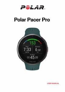 Handleiding Polar Pacer Pro Sporthorloge