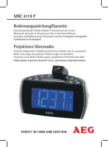 Посібник AEG MRC 4119 P Радіо-будильник