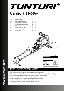 Käyttöohje Tunturi Cardio Fit R60W Soutulaite