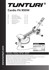 Handleiding Tunturi Cardio Fit R50W Roeimachine