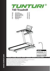 Handleiding Tunturi T60 Loopband