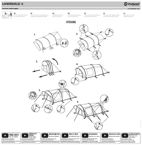 Manual Outwell Lawndale 4 Tent