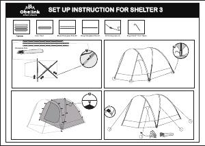 Handleiding Obelink Shelter 3 Tent