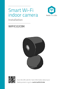 Vadovas Nedis WIFICI22CBK IP kamera