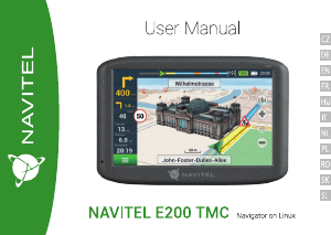Használati útmutató Navitel E200 TMC Autós navigáció