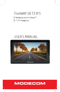 Manual Modecom FreeWAY SX 7.3 IPS Car Navigation