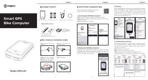 Handleiding Magene C406 Lite Fietscomputer