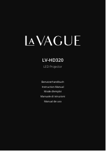 Handleiding La Vague LV-HD320 Beamer