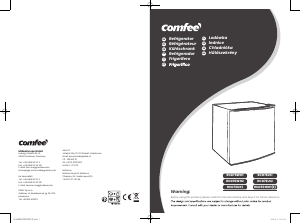 Használati útmutató Comfee RCD76WH1 Hűtőszekrény