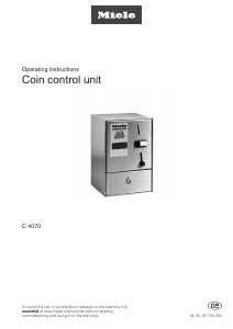 Handleiding Miele C 4070 Kassasysteem