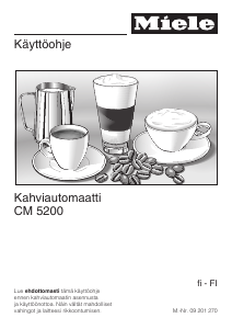 Käyttöohje Miele CM 5200 Kahvikone
