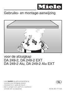 Handleiding Miele DA 249-2 EXT Afzuigkap