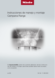 Manual de uso Miele DAR 1255 Campana extractora