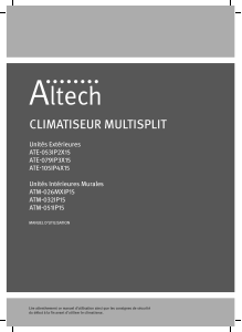 Mode d’emploi Altech ATE-105IP4X15 Climatiseur