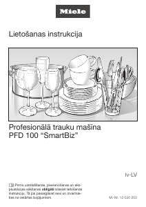 Rokasgrāmata Miele PFD 100 Trauku mašīna
