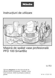 Manual Miele PFD 100 Maşină de spălat vase